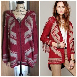 FREE PEOPLE Sweater full zip hoody BEST SELLER!